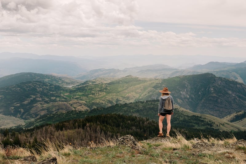 Woman Hiking
